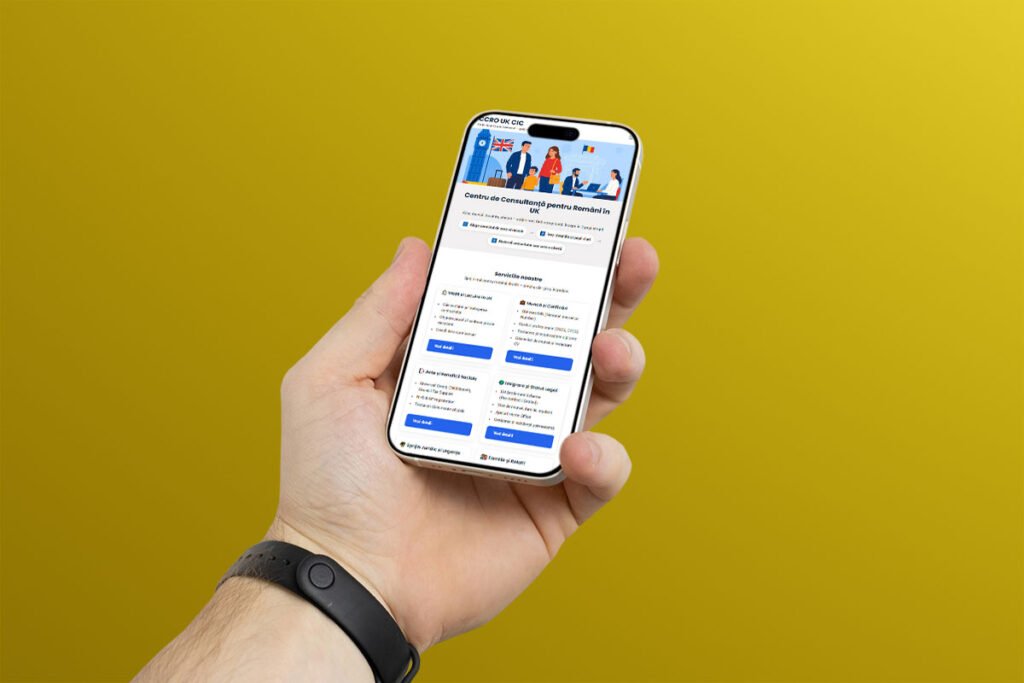 CCRO UK CIC — Digital Platform for the Romanian Community in the United Kingdom