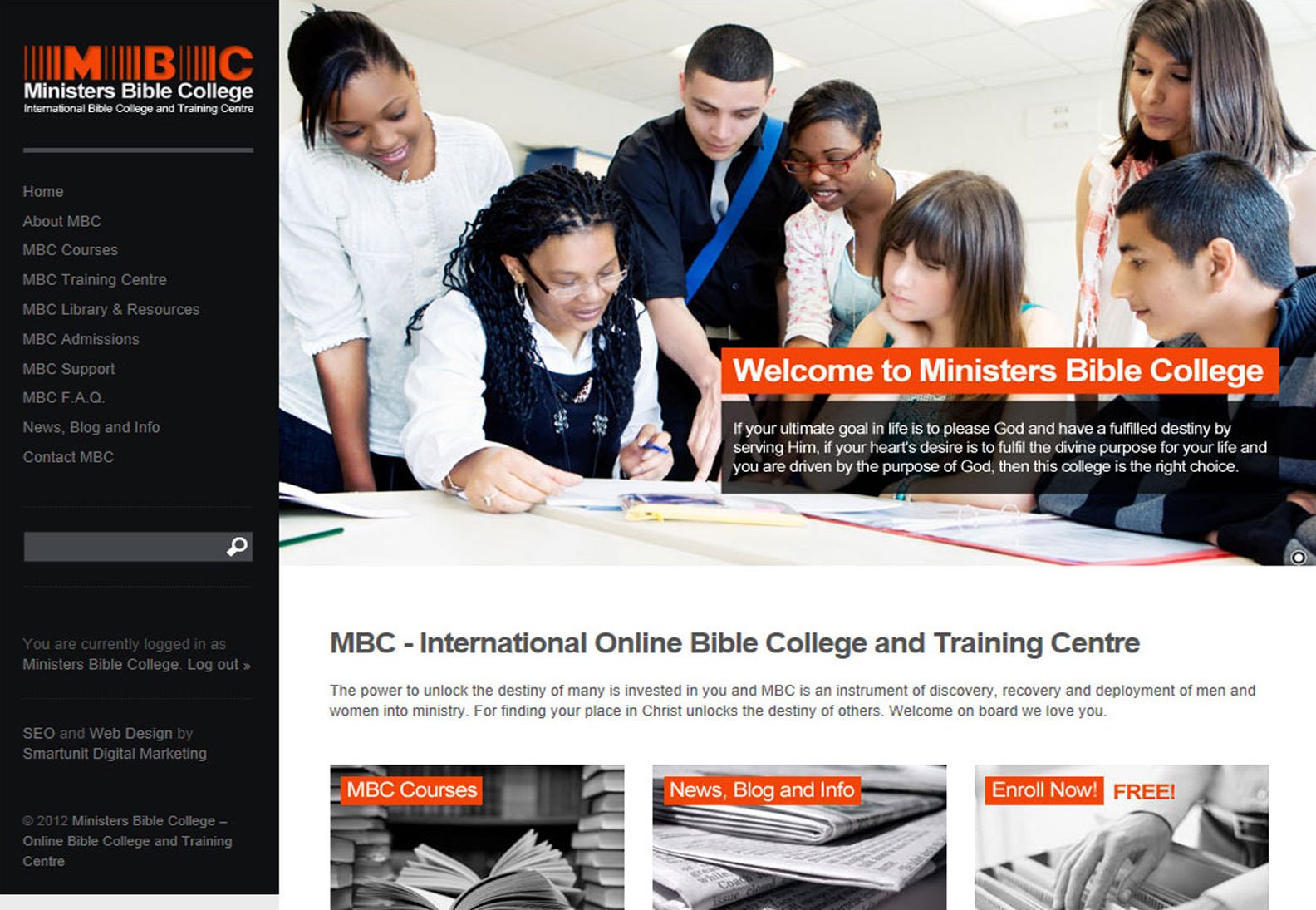 Education - Business setup + enrolment system.