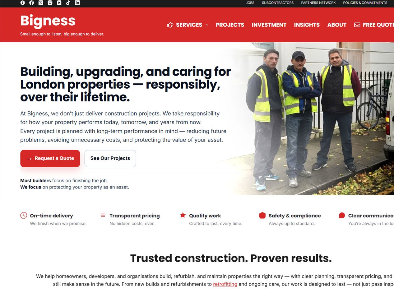 Construction Company - Missed enquiries and slow follow-up